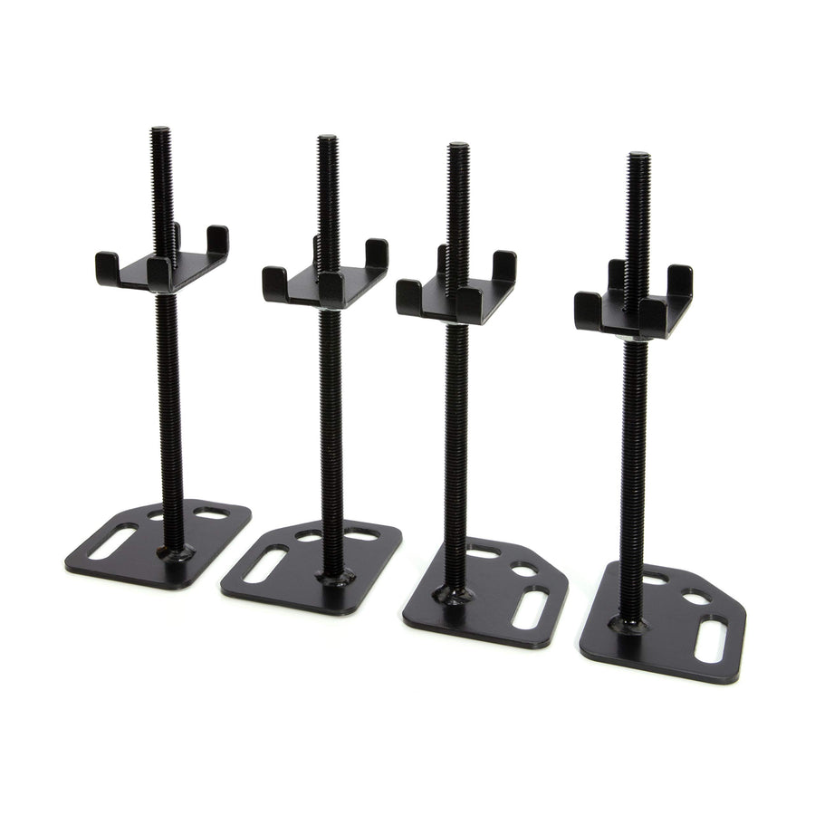 DEWALT Adjustable Shelf Leveling/Floor Anchoring Accessories Industrial Storage Racks, Durable Steel Mounting Plates, Wedge Anchors Included for Tipping Prevention