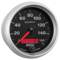 Auto Meter Elite Series 3-3/8" 160 mph In-Dash Programmable Electric Speedometer