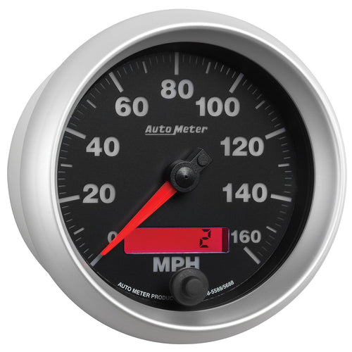 Auto Meter Elite Series 3-3/8" 160 mph In-Dash Programmable Electric Speedometer
