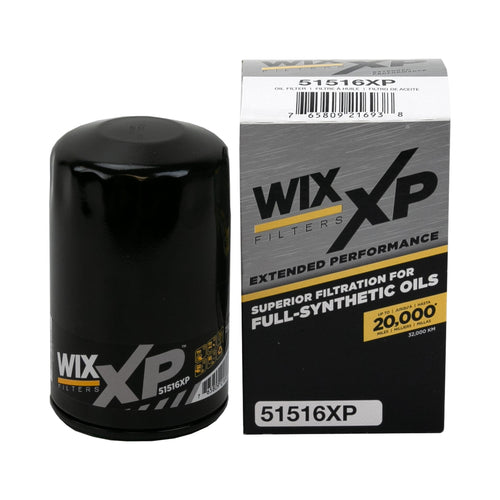 WIX XP Oil Filter Replacement 51516XP, Built for Synthetic Oil - Compatible With Ford/Lincoln/Mercury (81-09), Chrysler/Jeep/Mitsubishi (02-09), Various Mazda (94-15)
