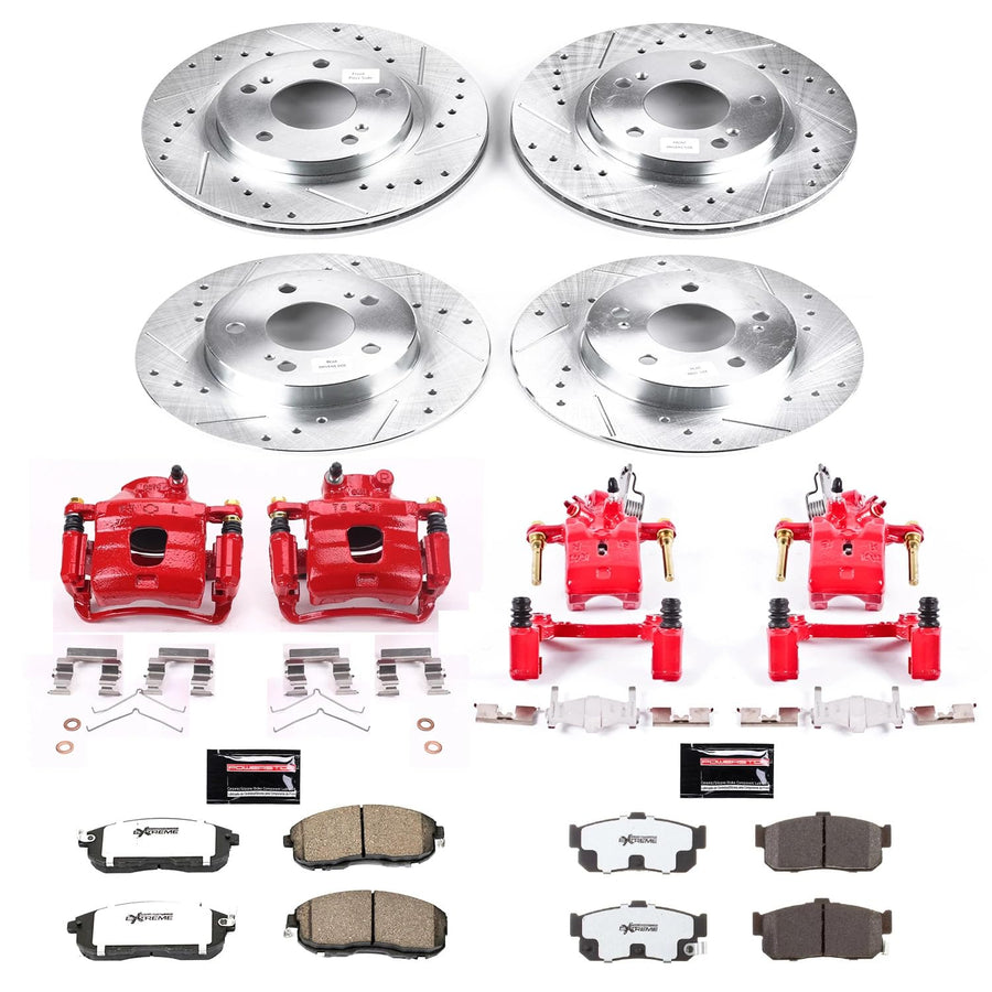 Power Stop Z26 KC2704A-26 Front & Rear Brake Kit Nissan For Nissan Maxima 1999 [Model Specific]