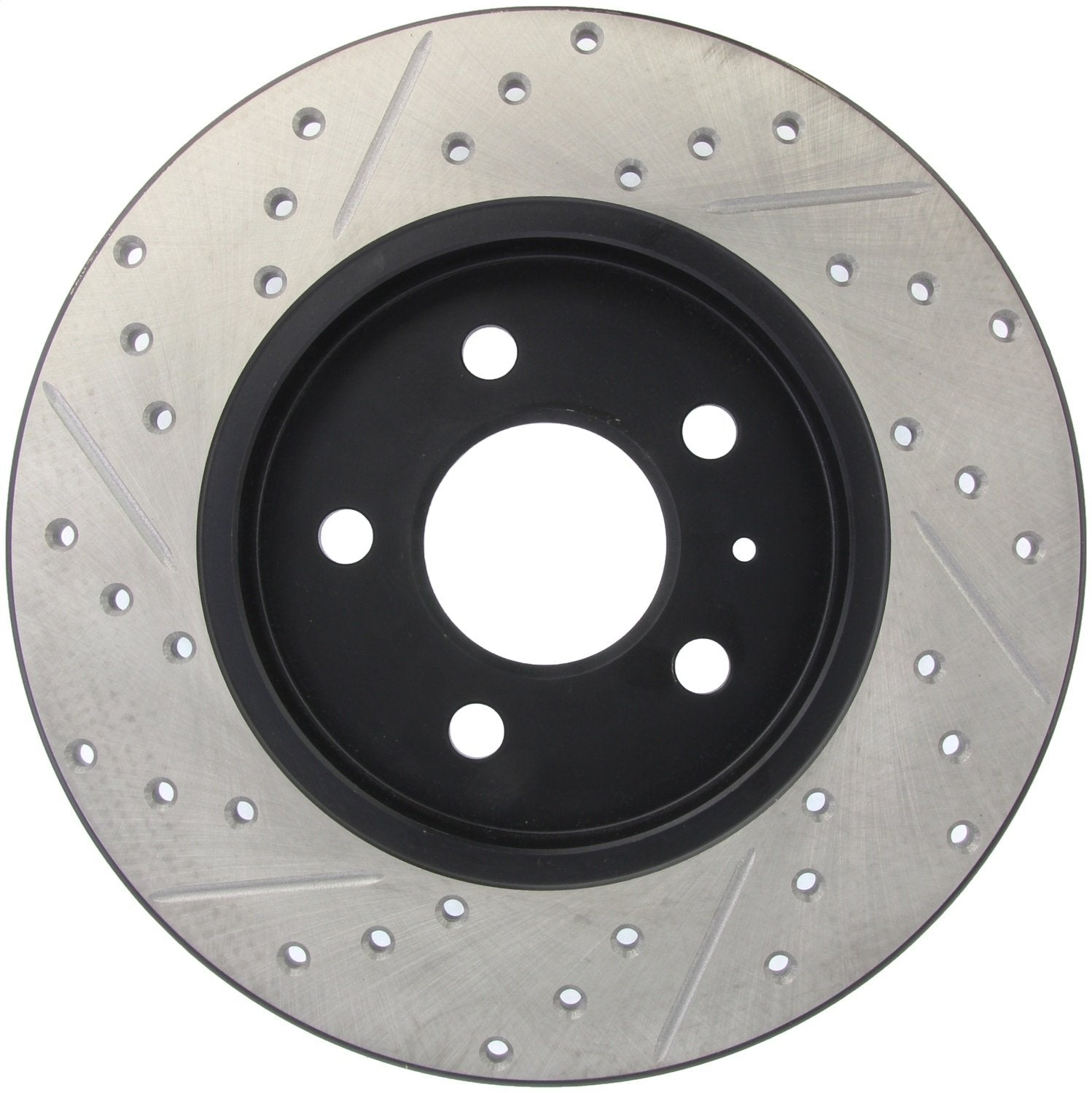 Sport Drilled/Slotted Brake Rotor StopTech 127.33097L (Rear Left), 1 Pack
