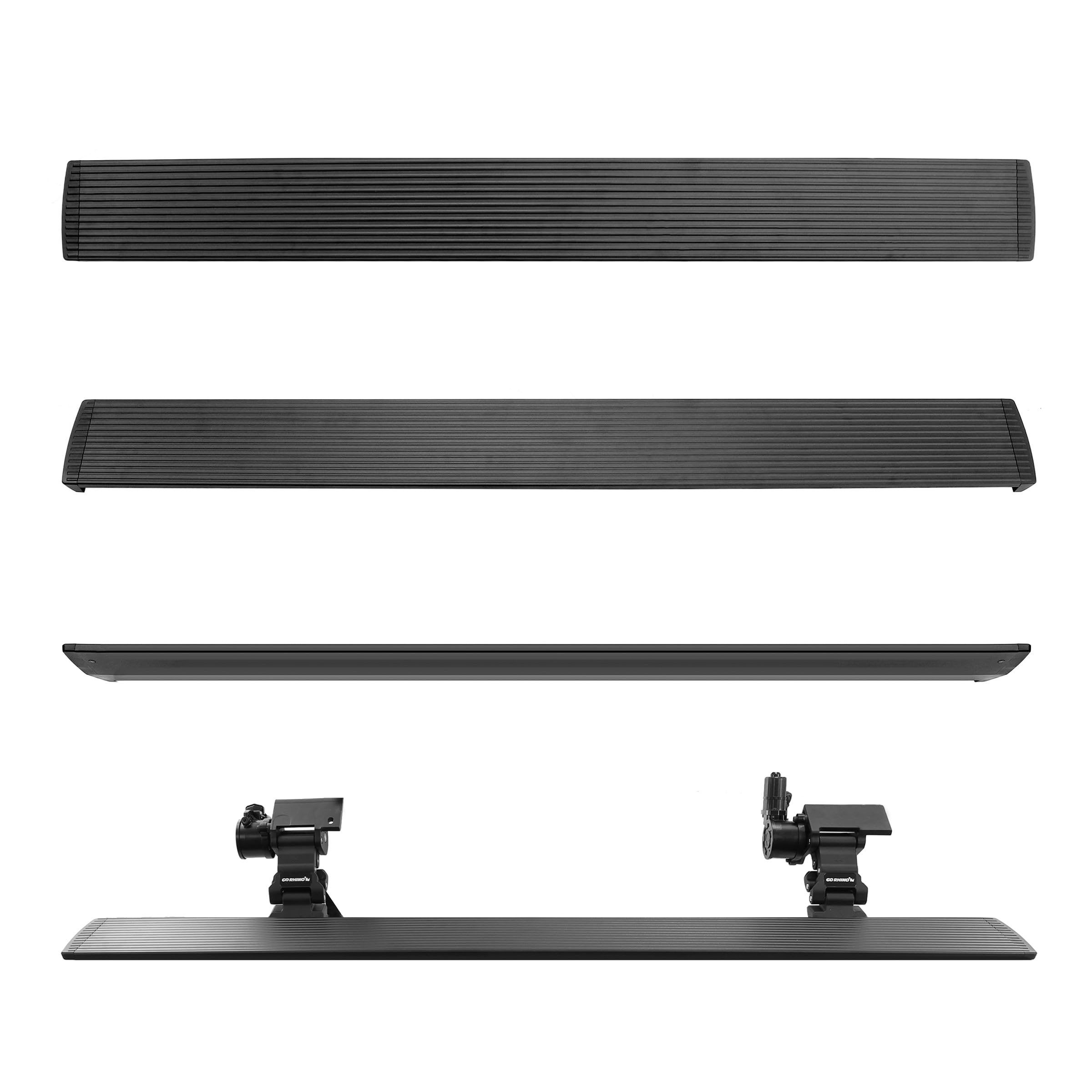 Volt Power RealTruck Running Boards for Mercedes-Benz Sprinter (2013-2018) 2500 | Aluminum, Textured Black | 20410125PC | Electric Powerstep & Retractable Steps