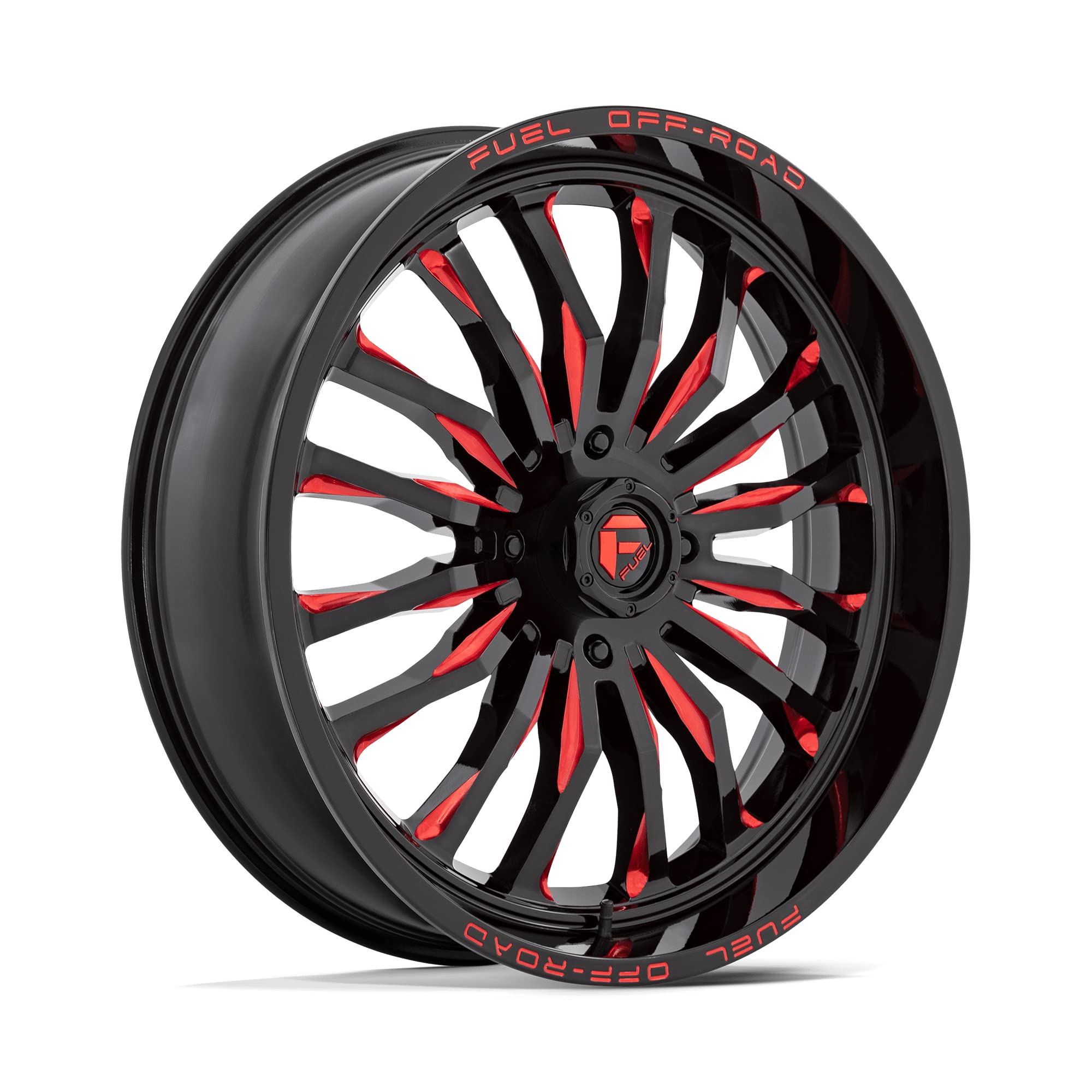 UTV Fuel D822 24X7 4X137 G-BLK MILL-RED 13MM - D8222470A644