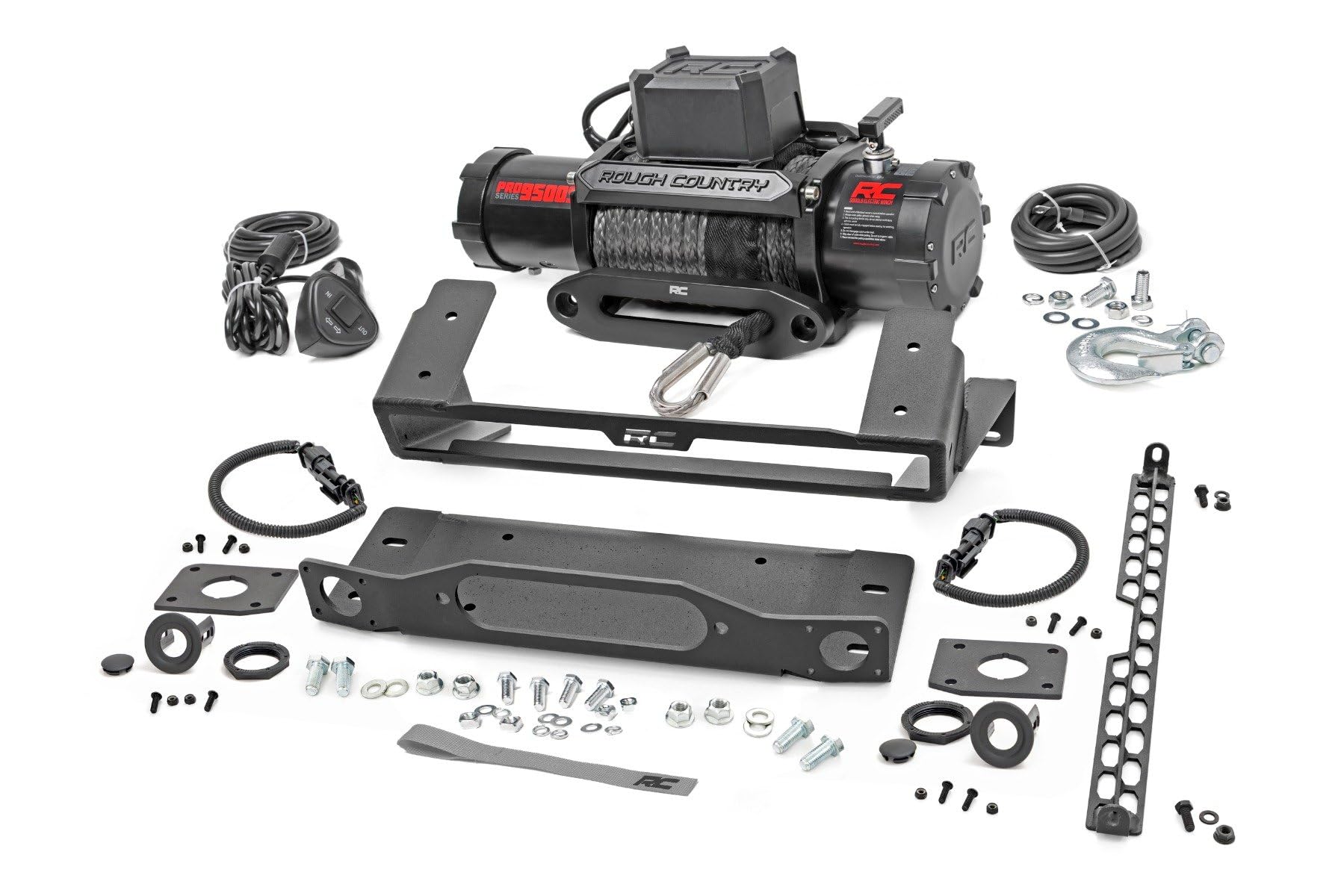 Winch Mount Rough Country for 2021-2024 Ford Bronco | PRO9500S - 51094