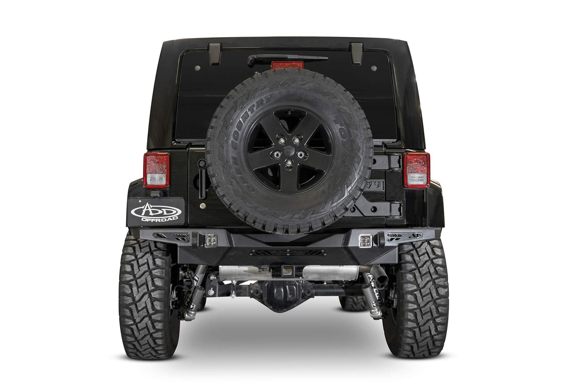 Rear Addictive Desert R951271280103 Replacement Bumper fits Jeep Wrangler