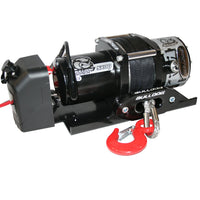 Winch BULLDOG 10030 Trailer (5800lb Trailer with 50 Ft. Synthetic Rope, CNC Billet Aluminum Hawse Fairlead, Mounting Plate, Low Profile), 1 Pack