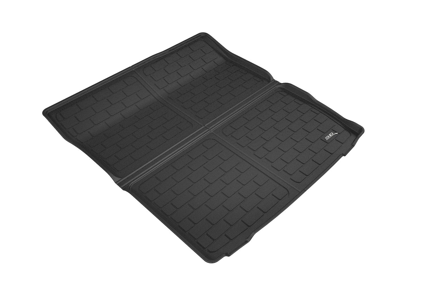 3D MAXpider Kagu Custom Fit Black Cross Fold Cargo Liner Compatible with Volvo S90 2017-2025 - Cargo Liner