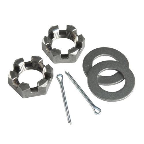 Trailer Nut CE Smith Washers & Cotter Pins Spindle - Sturdy Marine Hardware - 1"