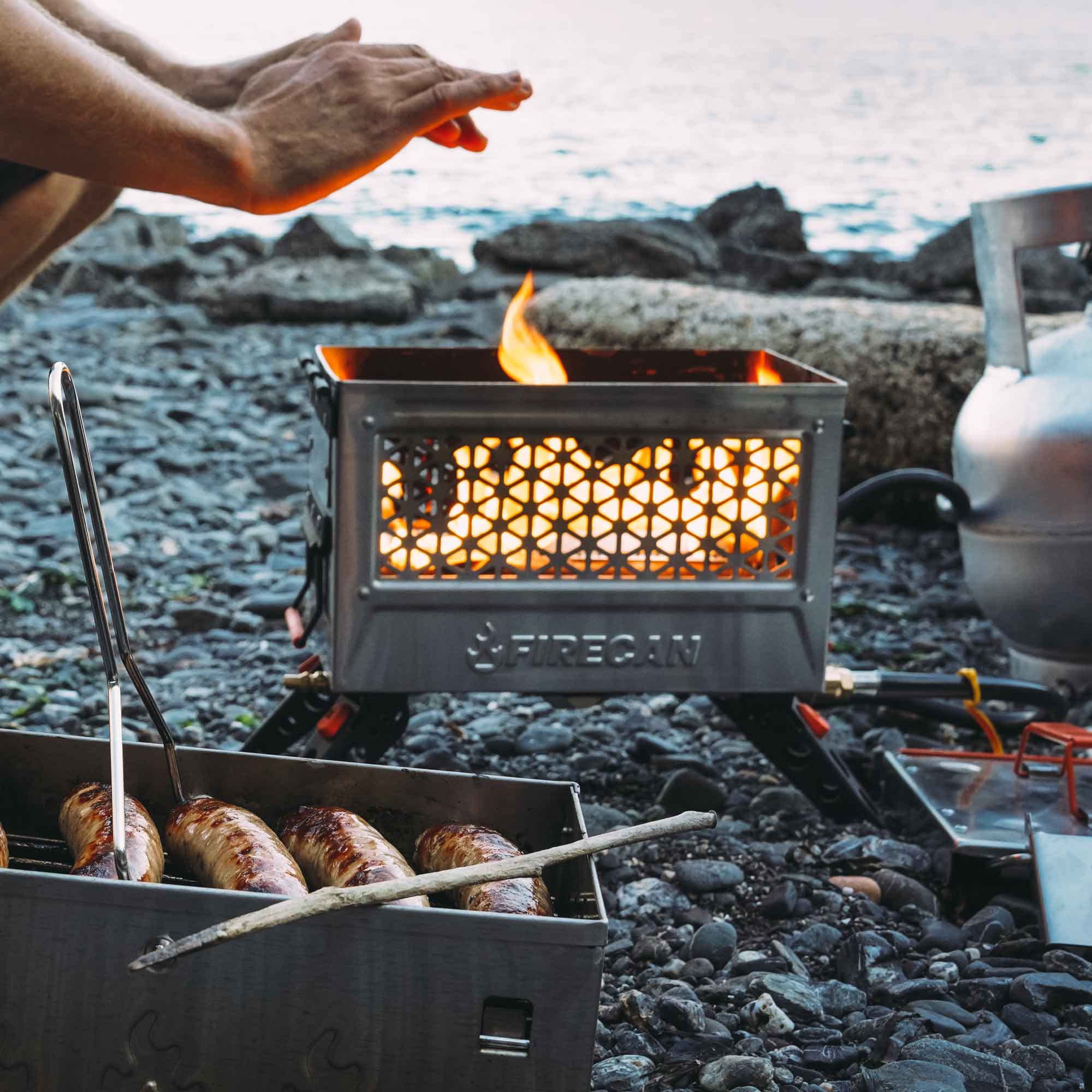 FireCan Deluxe Ignik Portable Propane Fire Pit and Grill