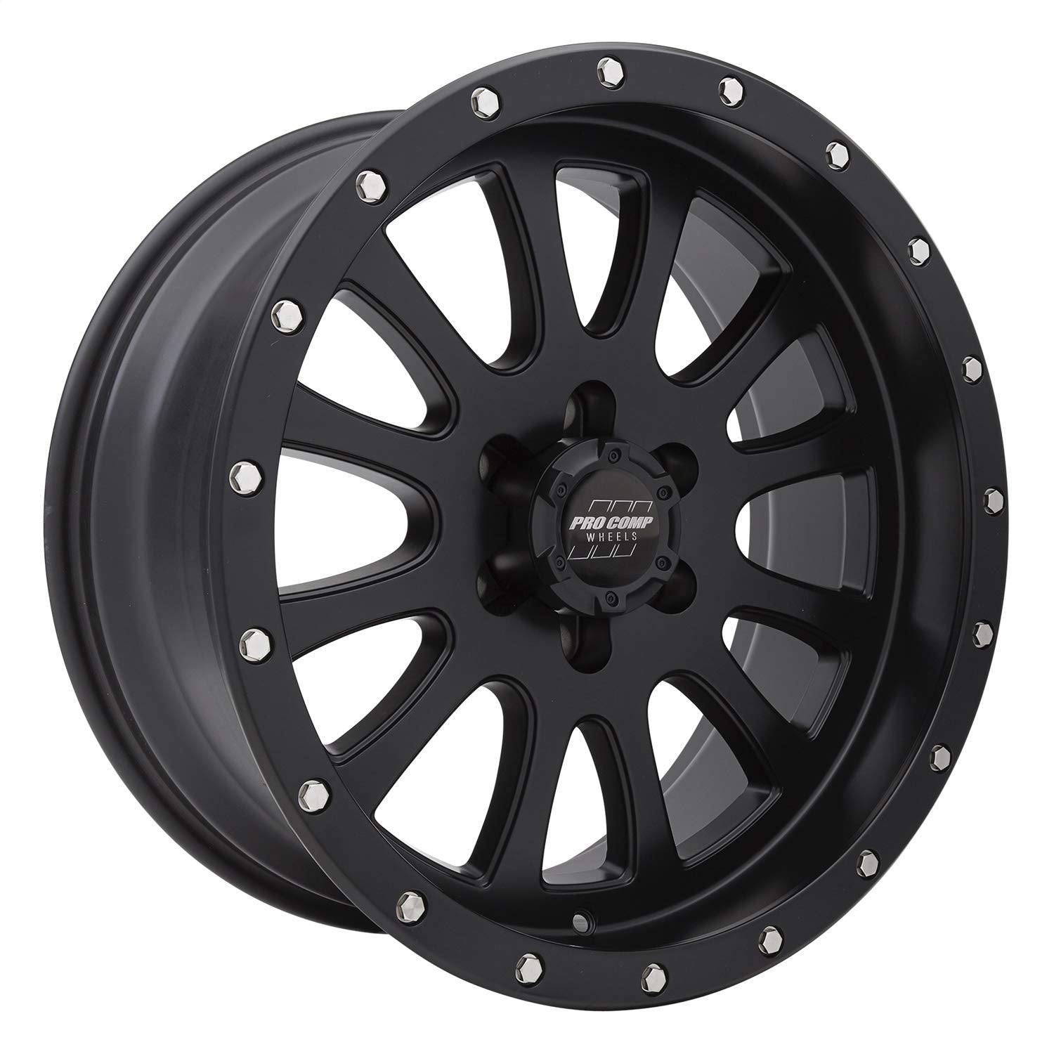 PXA44 Pro Comp Alloys 17X9 6X5.5 S-BLK -6MM - PXA5044-7983