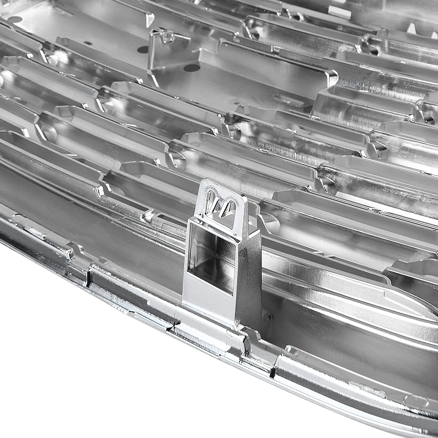 Chrome Denali Style Mesh Front Hood Grill Grille Spec-D Tuning Compatible with 2015-2020 GMC Yukon/Yukon XL