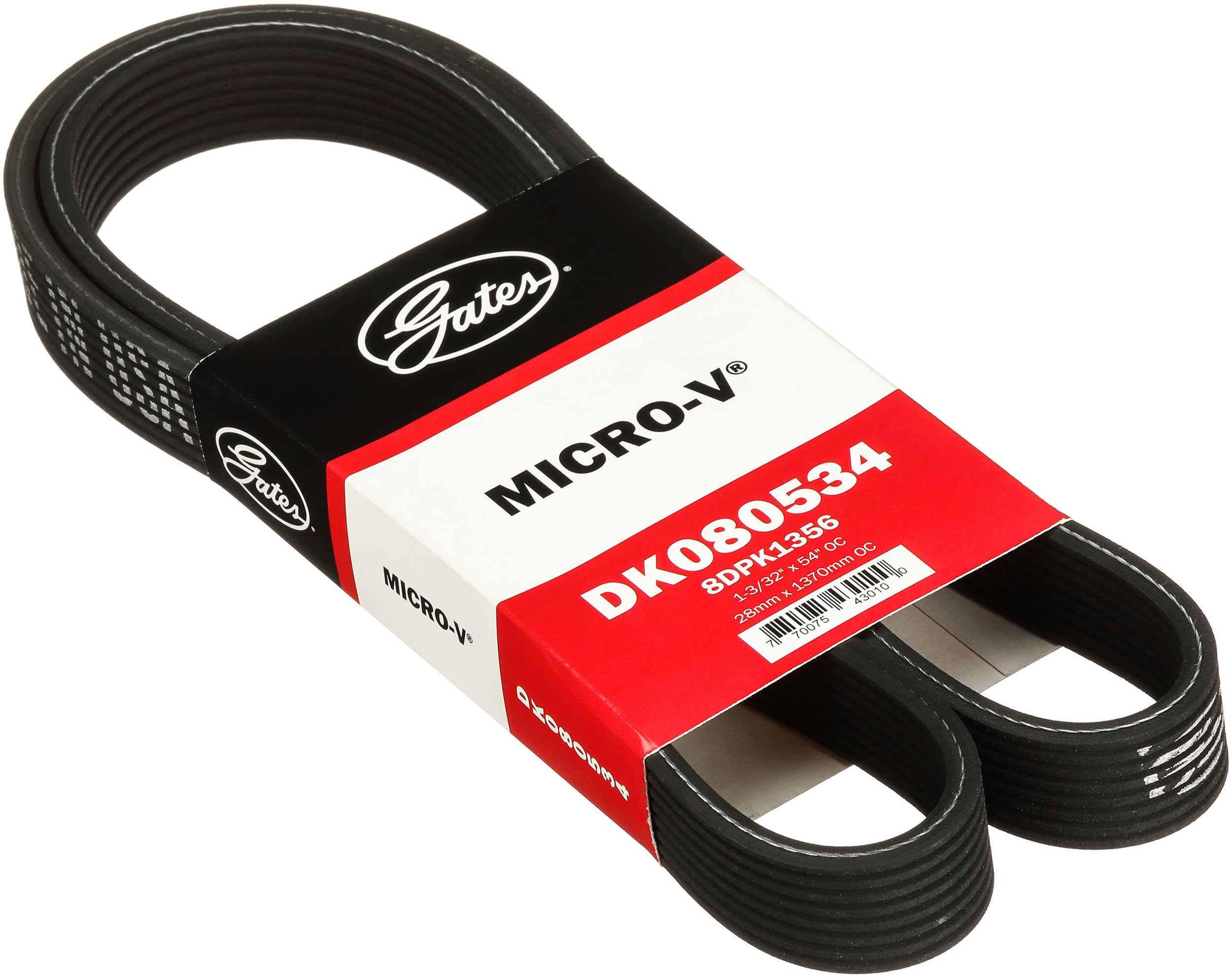 Gates Micro-V DK080534 Dual-Sided Serpentine Drive Belt