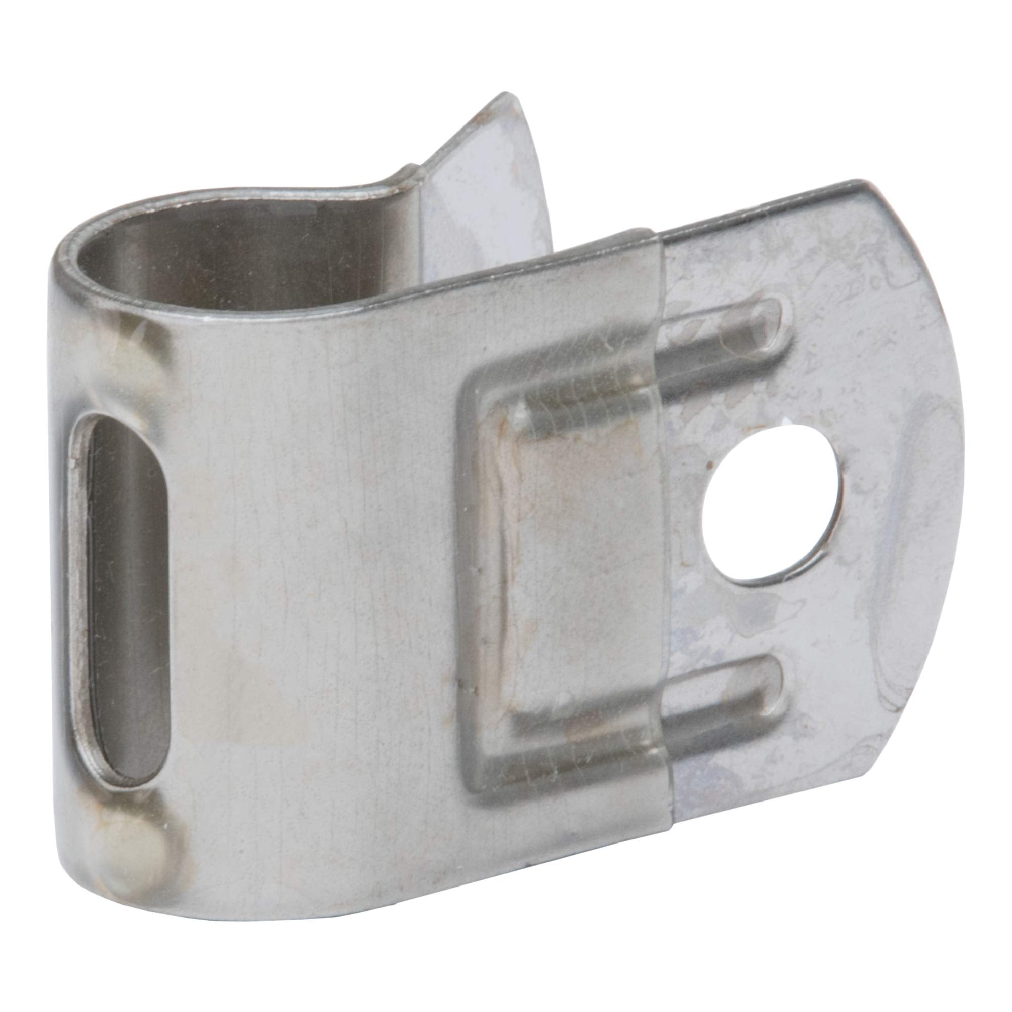 3/4-Inch Retrac Plastic-Coated Stainless Steel Mirror Clamp, 5/16-In Holes