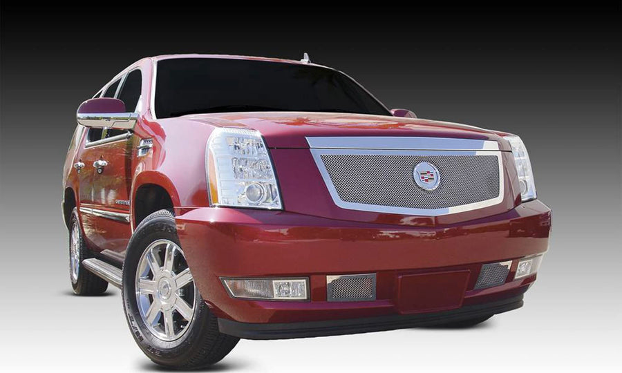 Upper Class T-Rex 54193 Small Mesh Stainless Polished Finish Grille Insert for Cadillac Escalade