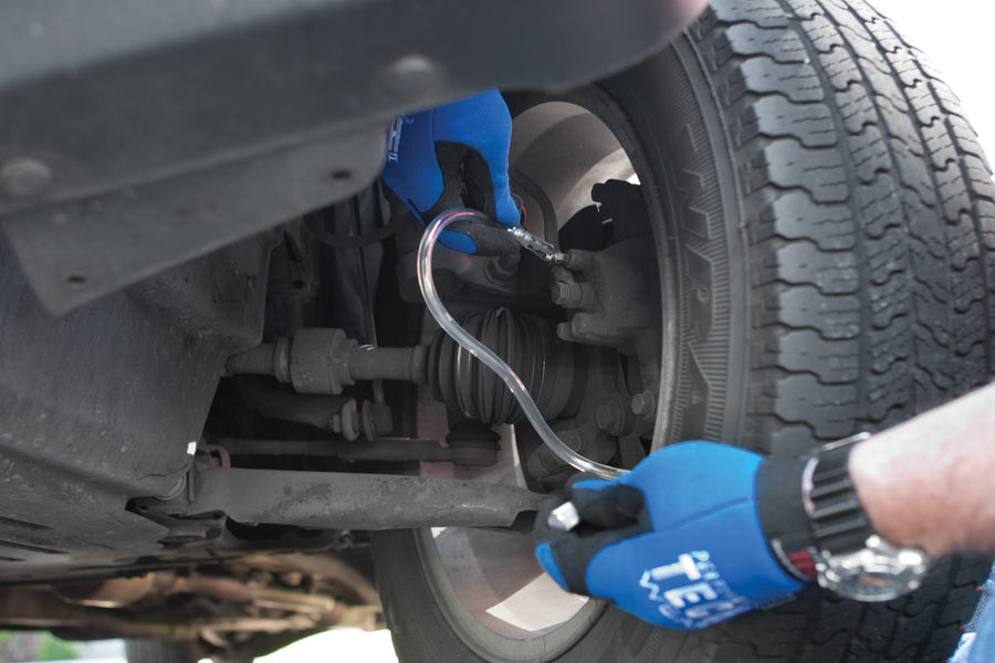 Brake Bleeder Vacuum Kit Performance Tool W170C - Efficiently Removes Air Bubbles from Brake Lines of Most Cars and Light Trucks