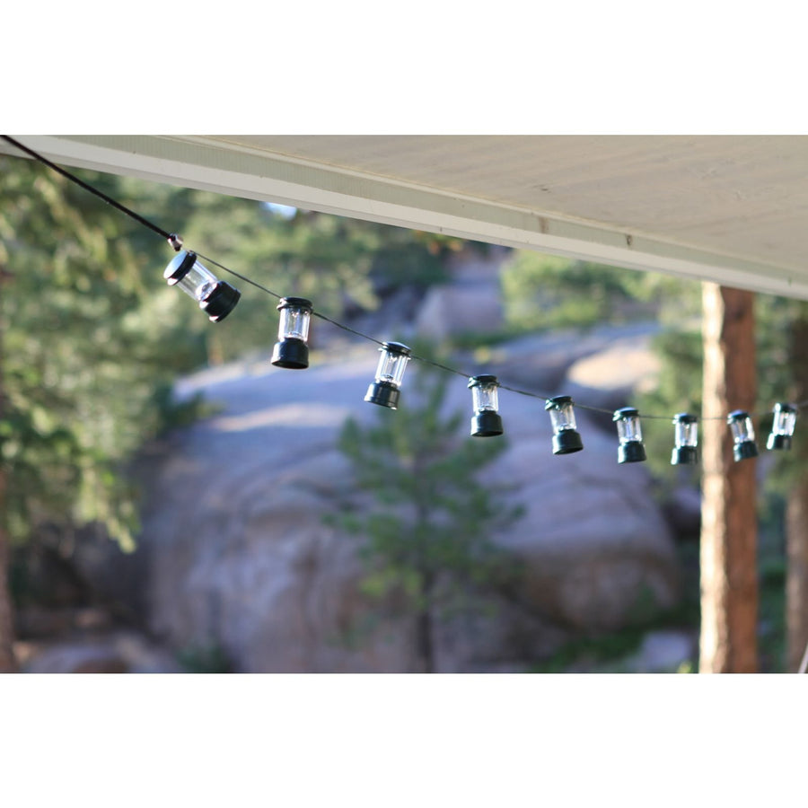 Coleman String Lights LED, 10 LED Lanterns Stretches 6 Feet, Up to 20 Hours Runtime