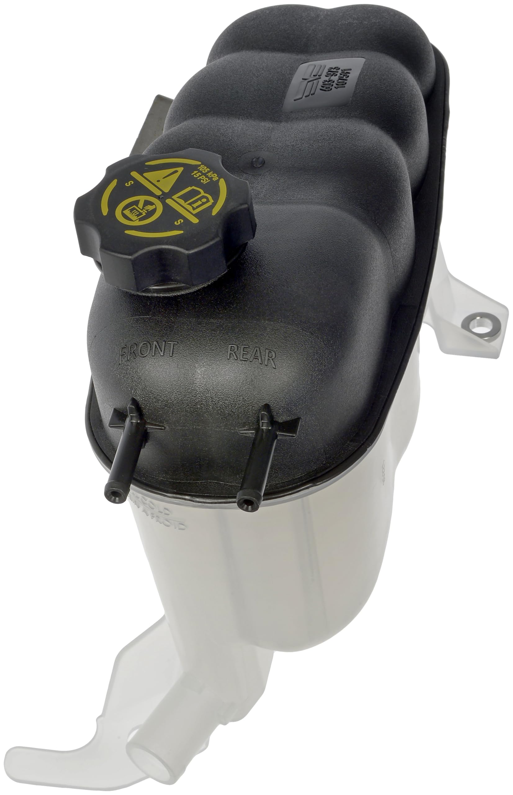 Dorman Front Pressurized Coolant Reservoir 603-973 with Cap Compatible with Select Cadillac / Chevrolet / GMC Models