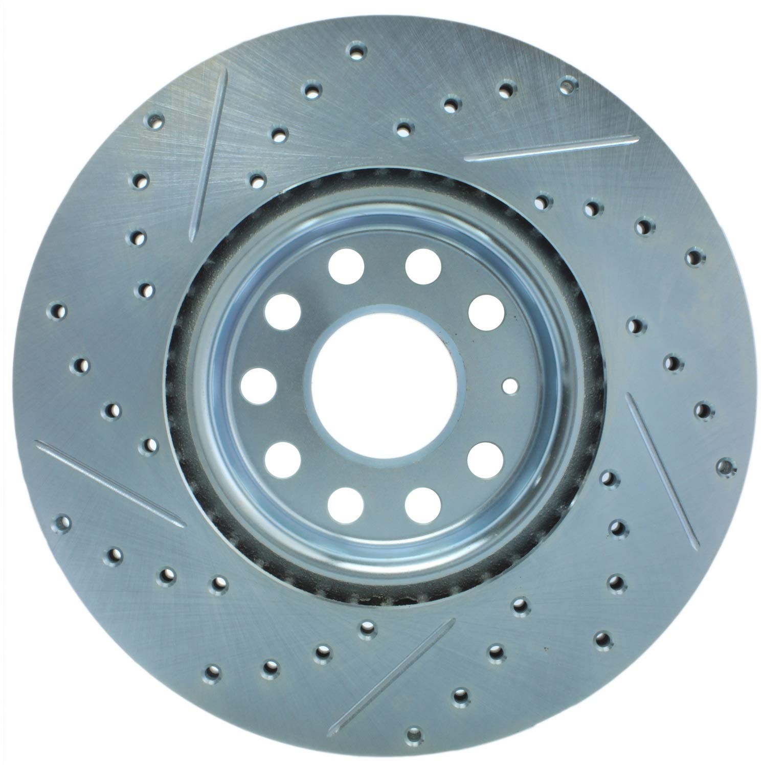 Select Sport StopTech Drilled and Slotted Brake Rotor; Front Left 227.33098L