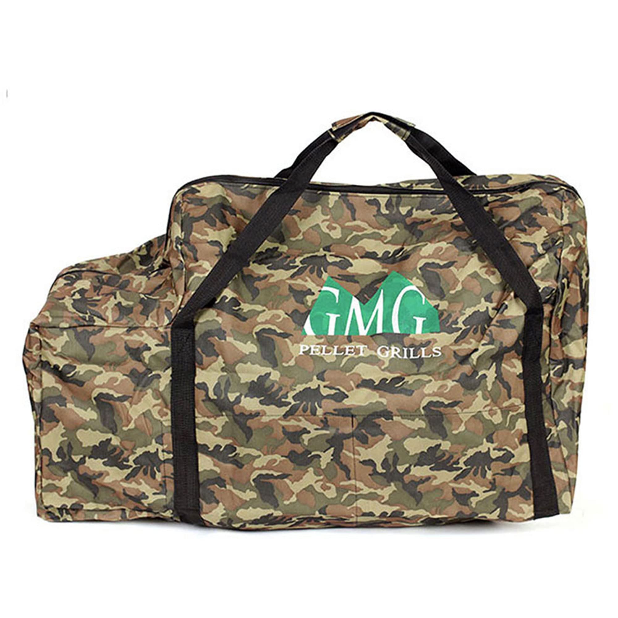Green Mountain Grills Weatherproof GMG-6015 Tote Bag with Zippers for Davy Crockett Portable Pellet Barbeque Models, Camouflage