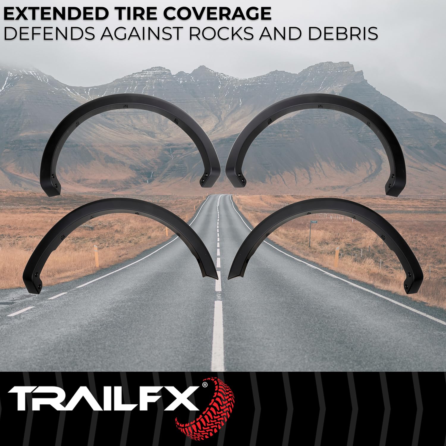 TFF3011OE Trailfx Smooth Flare Set Of 4 OE Style