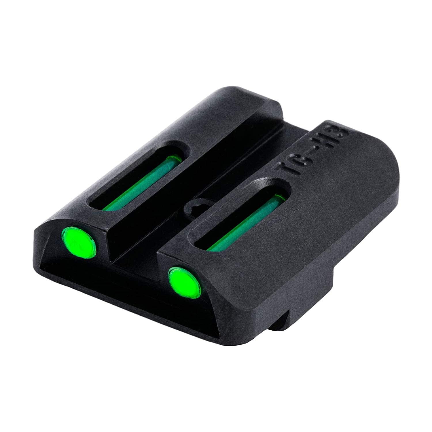 Tritium TruGlo Fiber Optic Handgun Laser Sight Accessories Set with Rear Colors for Glock 20, 21, 25, 28, 29, 30 Models and More, Green Light