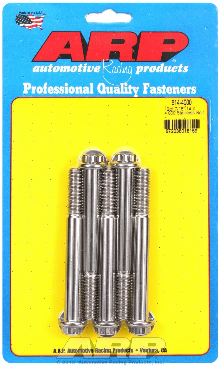 Hex Bolt, ARP (614-4000) Stainless Steel