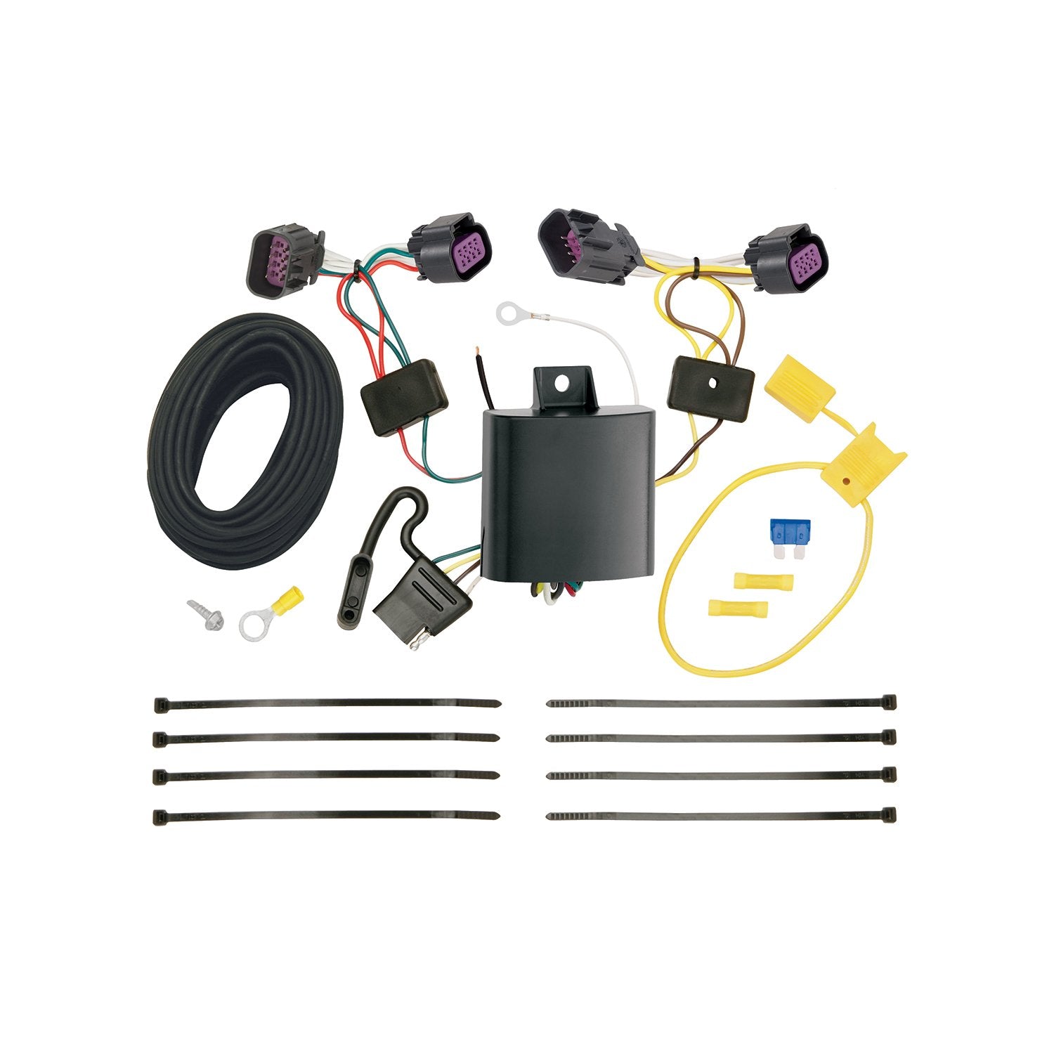 T-One® TEKONSHA T-Connector Harness, 4-Way Flat, Compatible with Select RAM ProMaster City