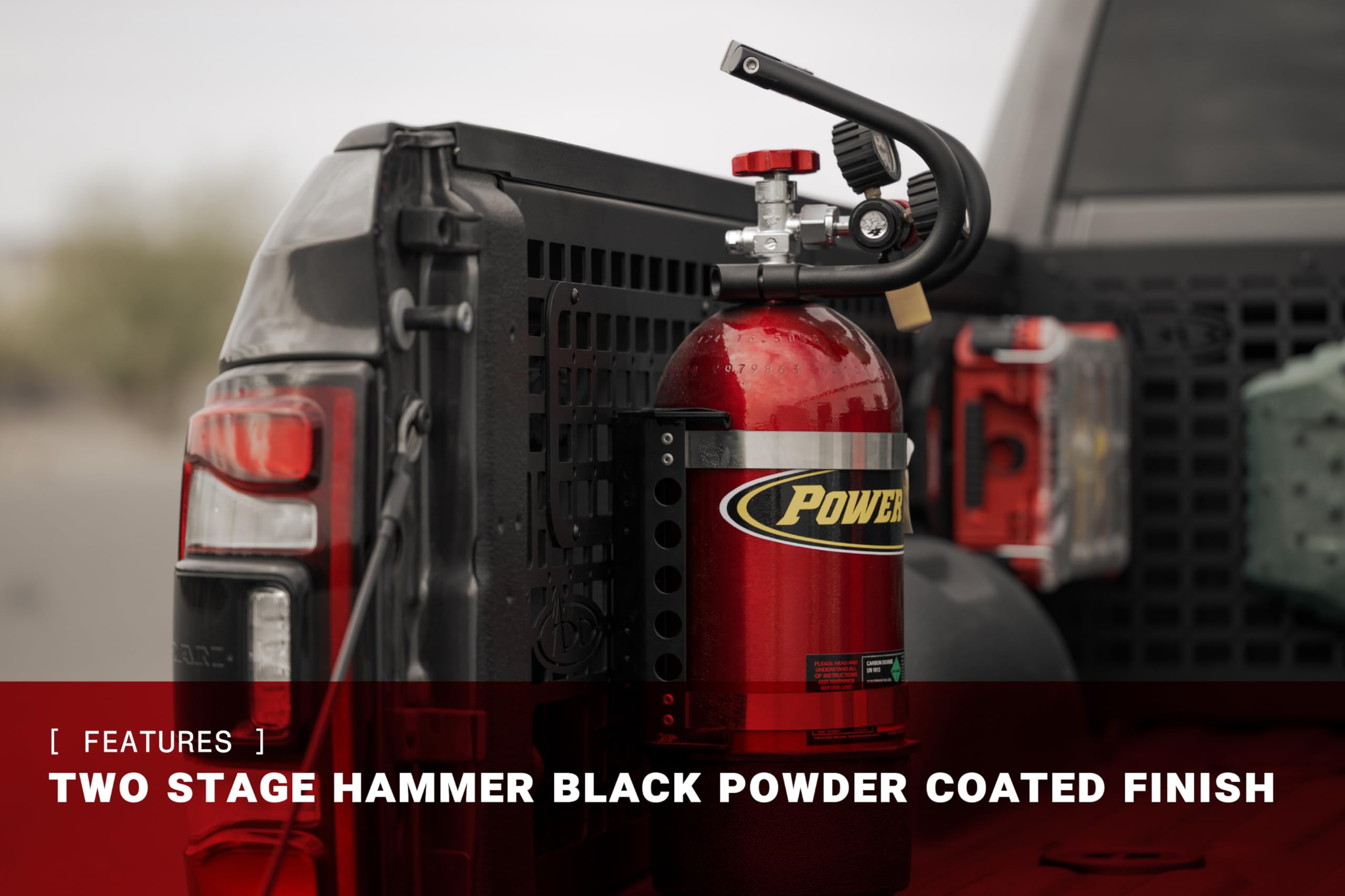 Offroad Bed Side Molle Panels ADD for 2019-2024 Ram HD 2500/3500 | Mounts Tools, Off-Road Supplies, & Recovery Gear | Rigid Fitment | Driver & Passenger Side Variations | Made in The USA (Passenger)