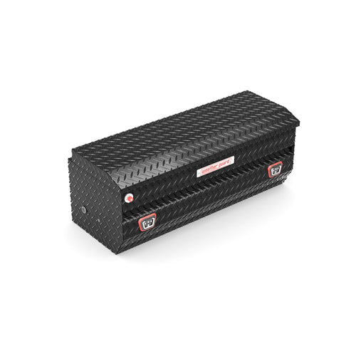 624-5-04 Weather Guard Aluminum All-Purpose Truck Tool Chest, Fits Full and Compact Size Trucks, 8.5 cu ft Storage Capacity (Gloss Black)