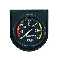 AUTO METER Autogage 2337 Vacuum Gauge Panel,2.3125 in.