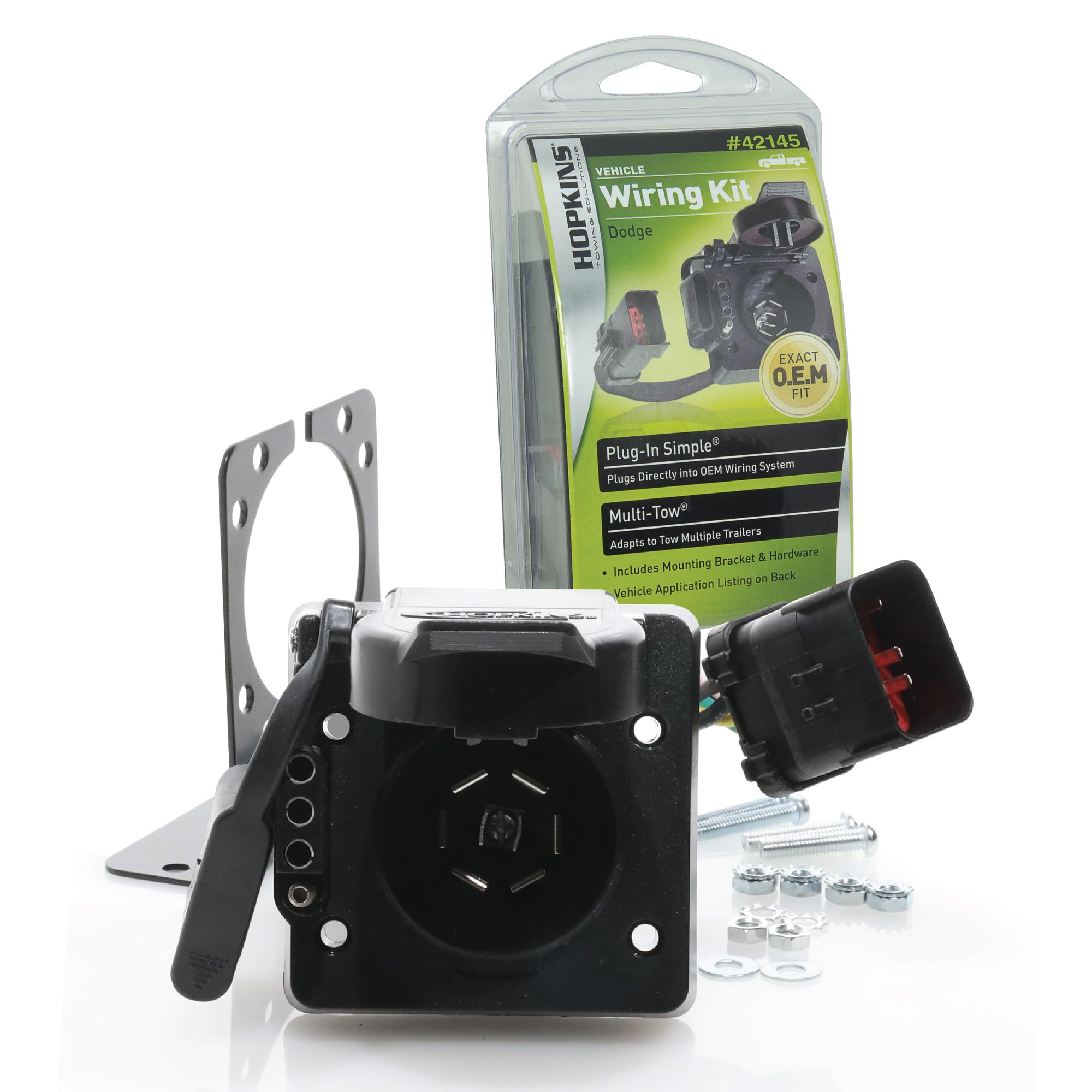 Plug-In Hopkins Simple Multitow 7:4 OE Replacement Harness 42145