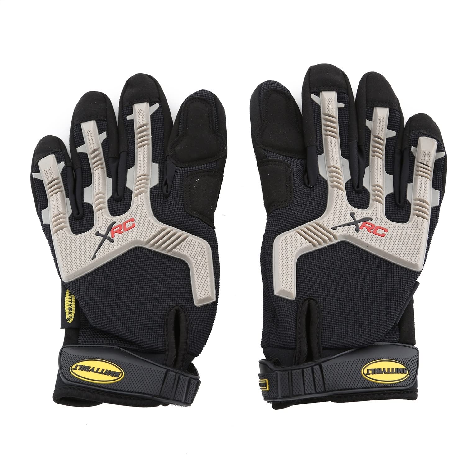 1505 Smittybilt Off-Road Trail Gloves, Extra Large-Black/Gray