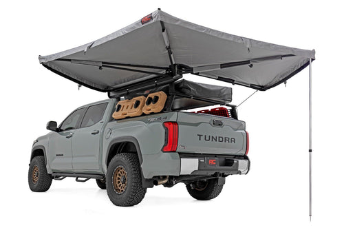 270-Degree Rough Country Awning - Fits Drivers Side, Full Coverage Shade for Trucks, SUVs, and Off-Road Vehicles, Durable, Weather-Resistant