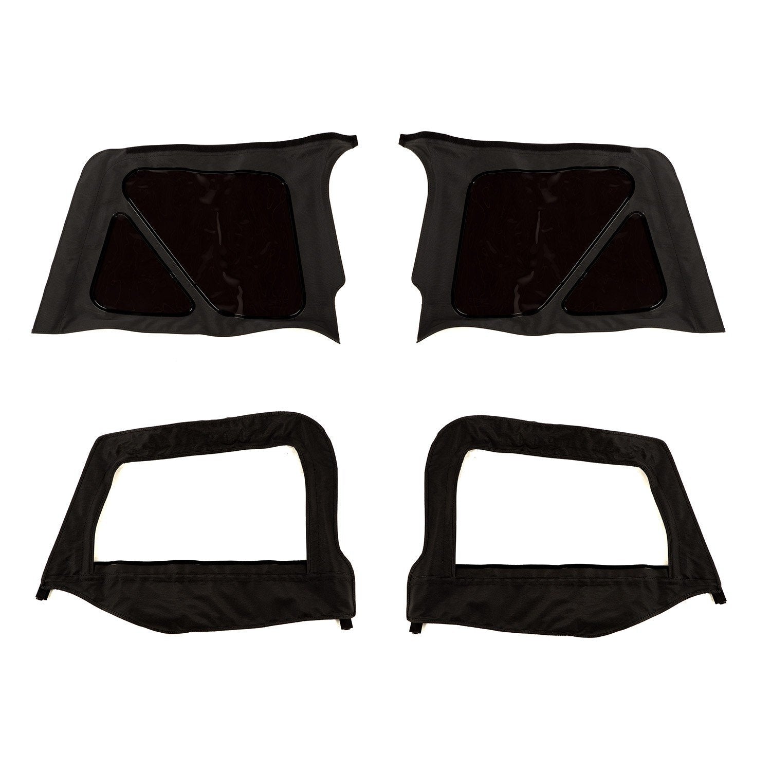 Montana Soft Top, Rugged Ridge | Door Skins, Black Diamond, Tinted | 13758.35 | Fits 1997-2006 Jeep Wrangler TJ