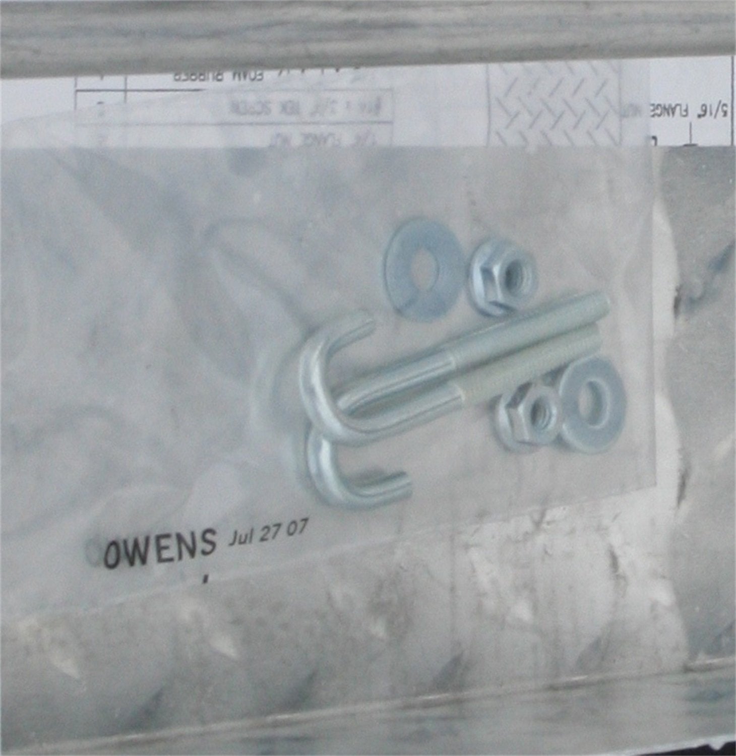 J-Bolt Owens Tool Box Mounting Kit (PK J-Bolt)