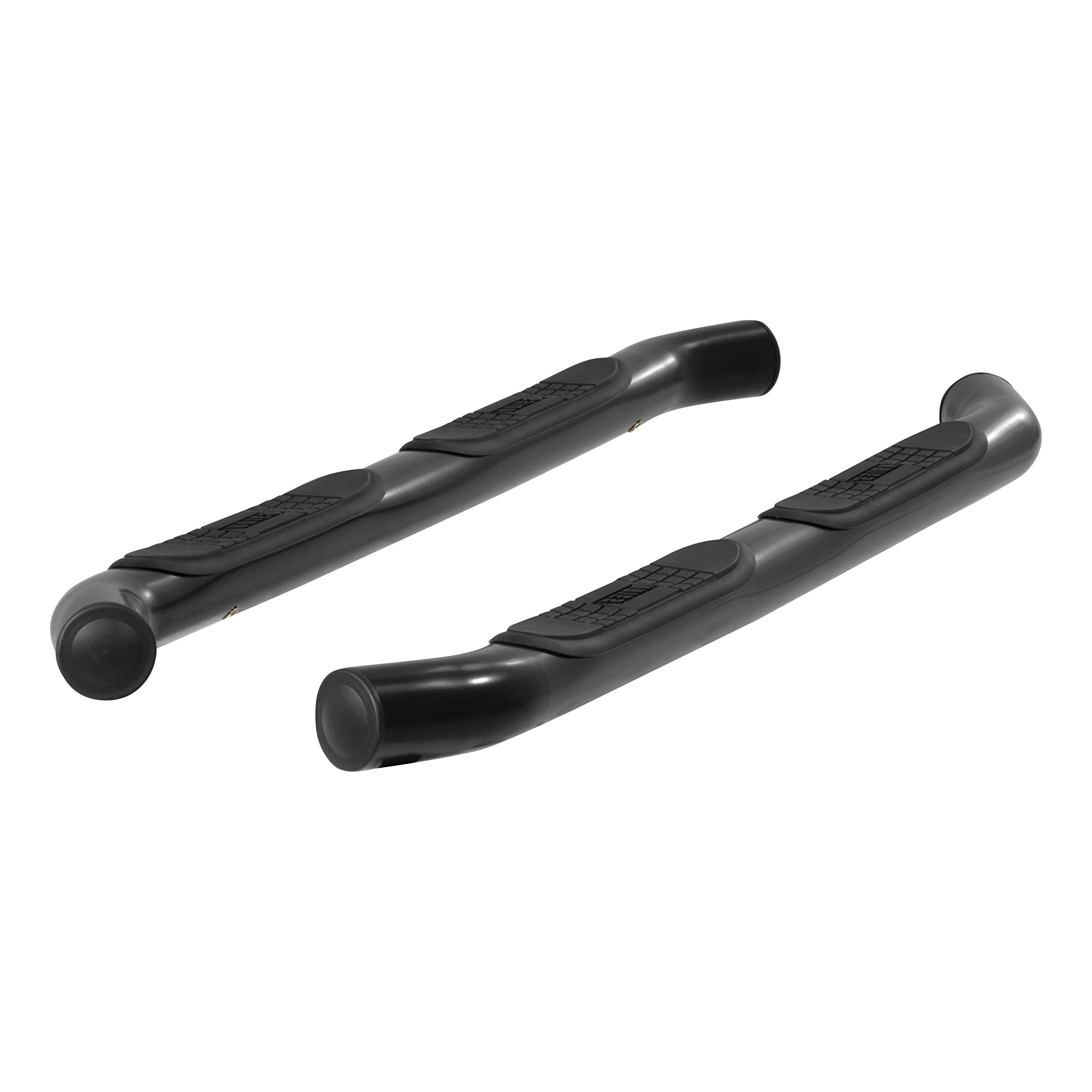 3-Inch Round Black Steel ARIES Nerf Bars, No-Drill, Fits Select Toyota FJ Cruiser