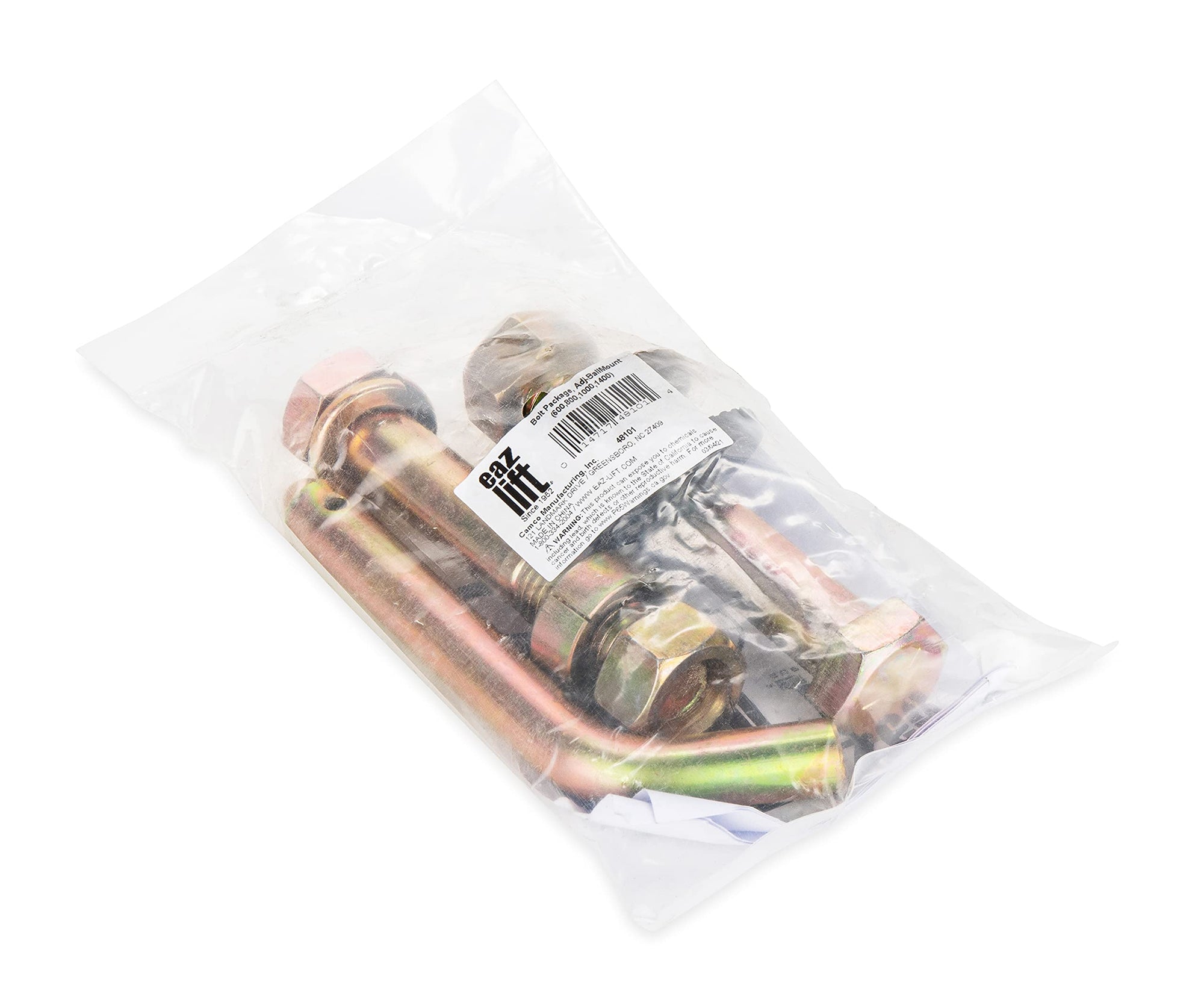 Bolt Package EAZ LIFT Accessories For Adjustable Ball Mount (48101)