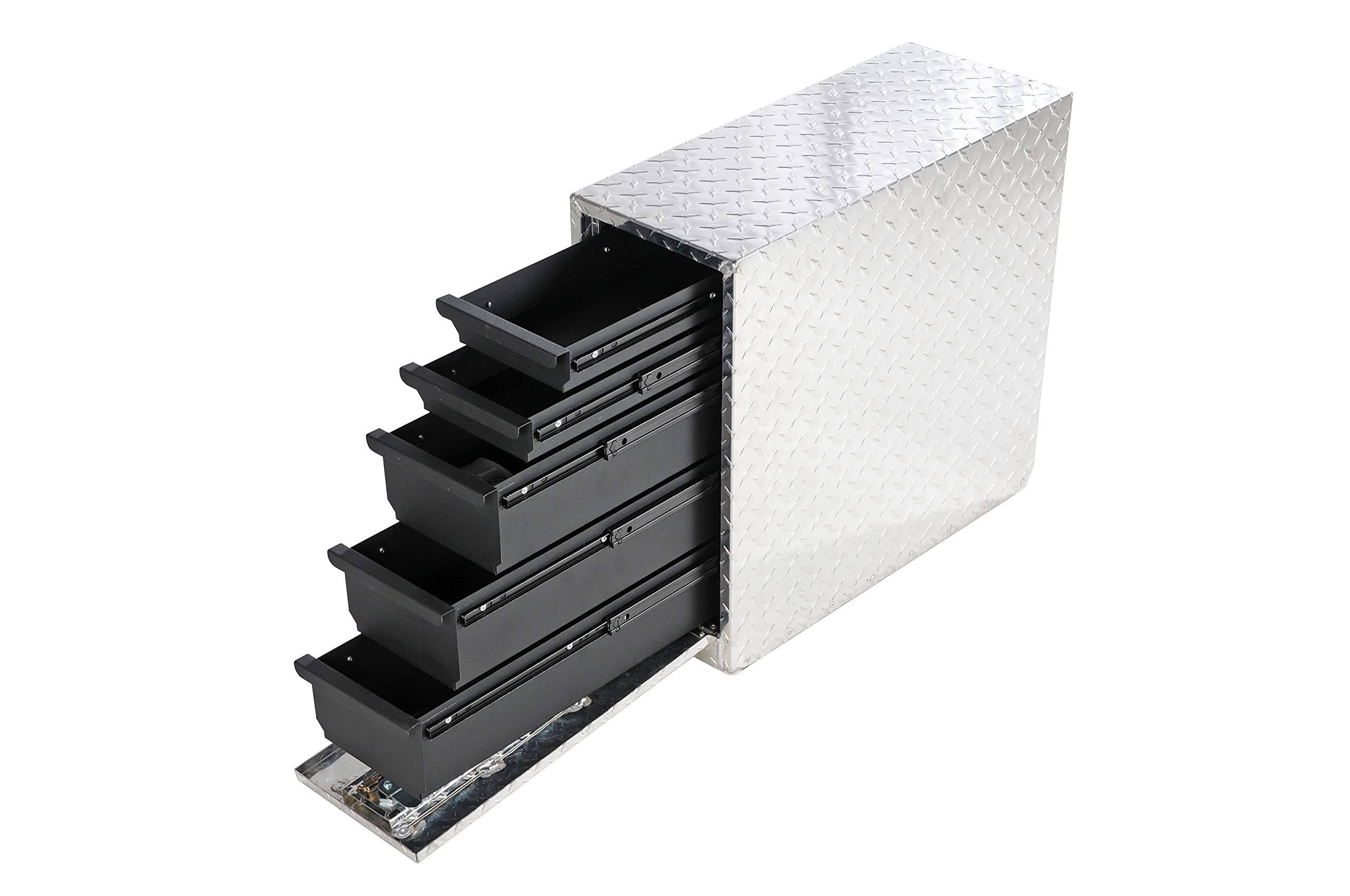 Dee Zee Aluminum Wheel Well Tool Box w/ Drawers DZ95DA