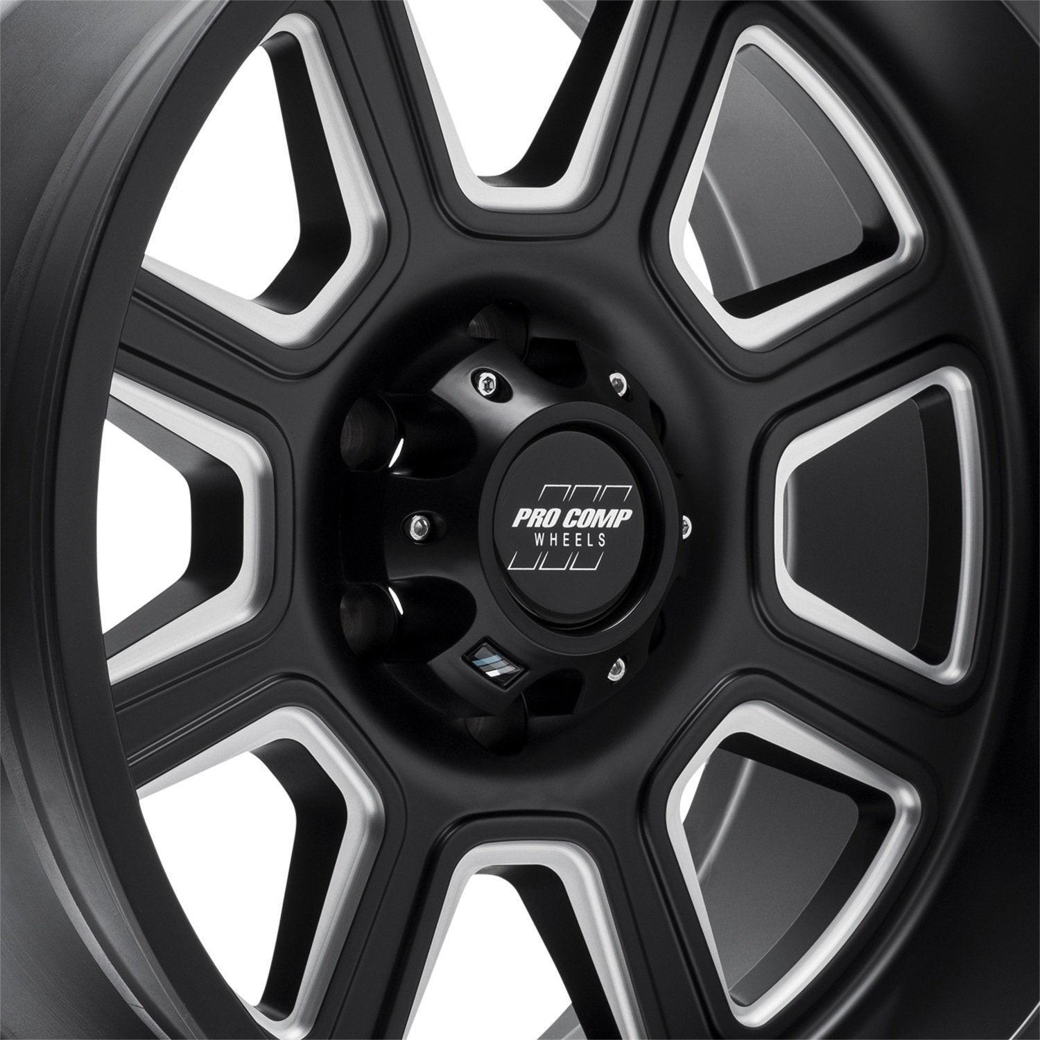 5164-213647 PRO COMP Alloys Black Wheel with Alloy Steel (20 x 10. inches /6 x 135 mm, -18 mm Offset)