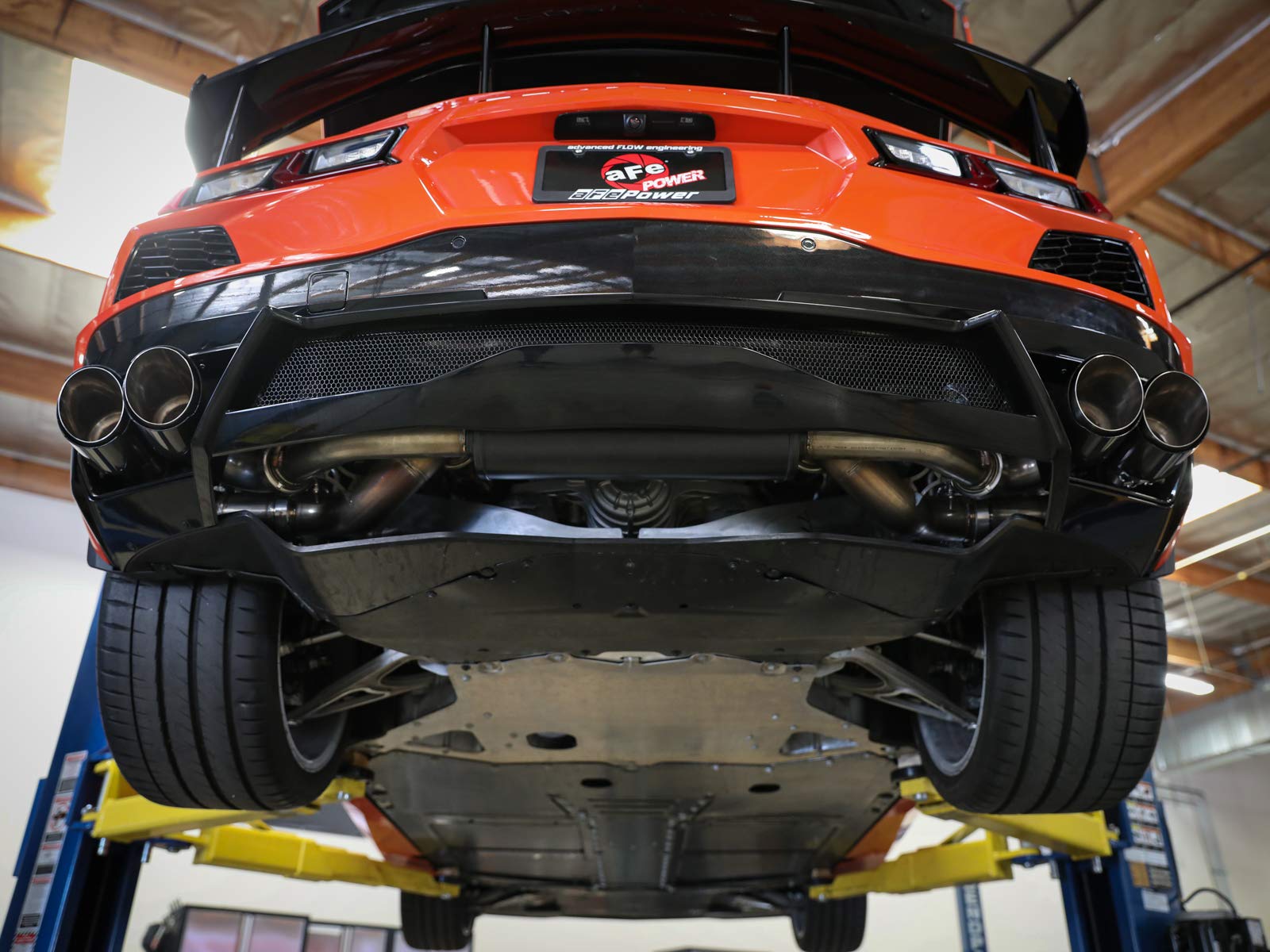 MACH Force-Xp Cat-Back Exhaust System aFe Power for 2020 Corvette (C8), 3" to 2-1/2"