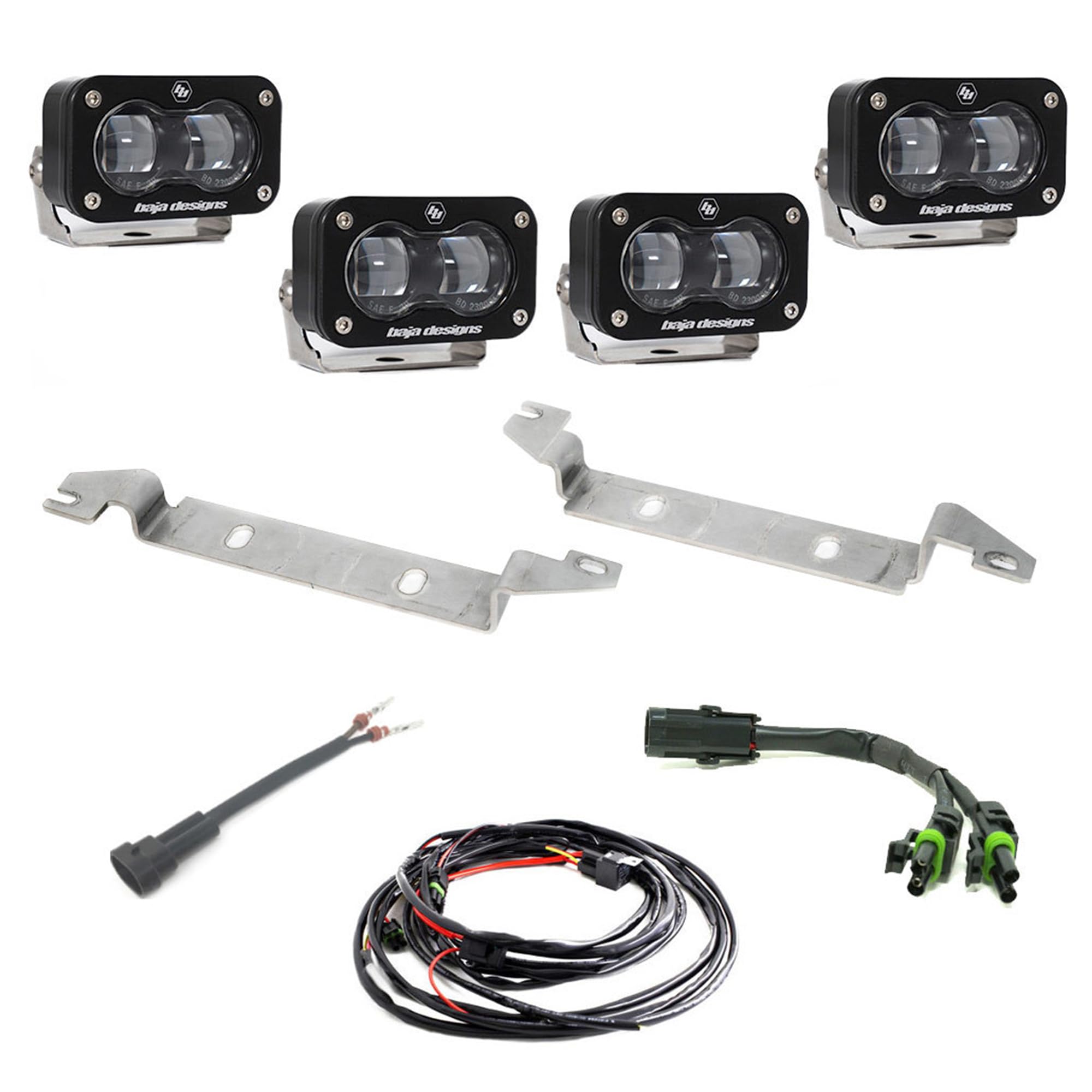 Baja Designs S2 LED Fog Light SAE OEM Replacement Kit for Toyota Sequoia 2023+