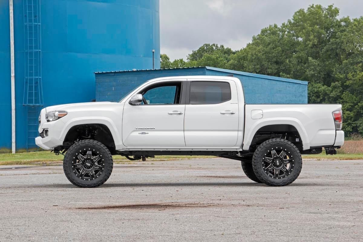 6" Rough Country Lift Kit with Strut Spacers & N3 Rear Shocks for Toyota Tacoma (2005–2015) - Suspension Upgrade