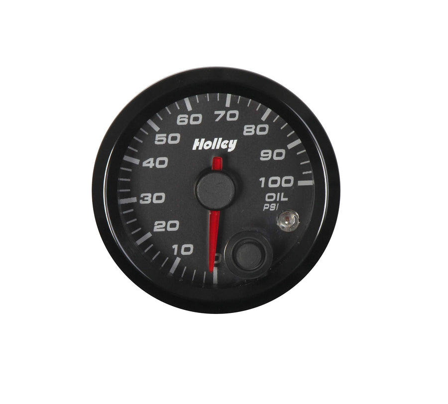 26-601 Holley Analog Style Oil Pressure Gauge