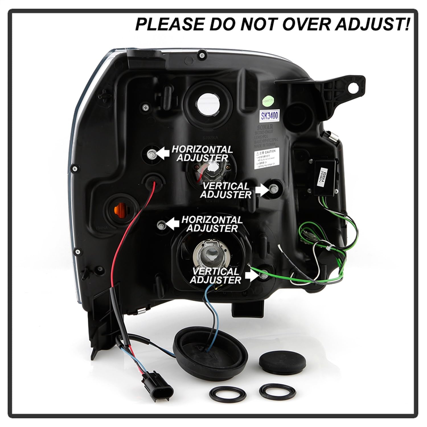 Projector Headlight Spyder - (PRO-YD-GY07V2SI-BK)