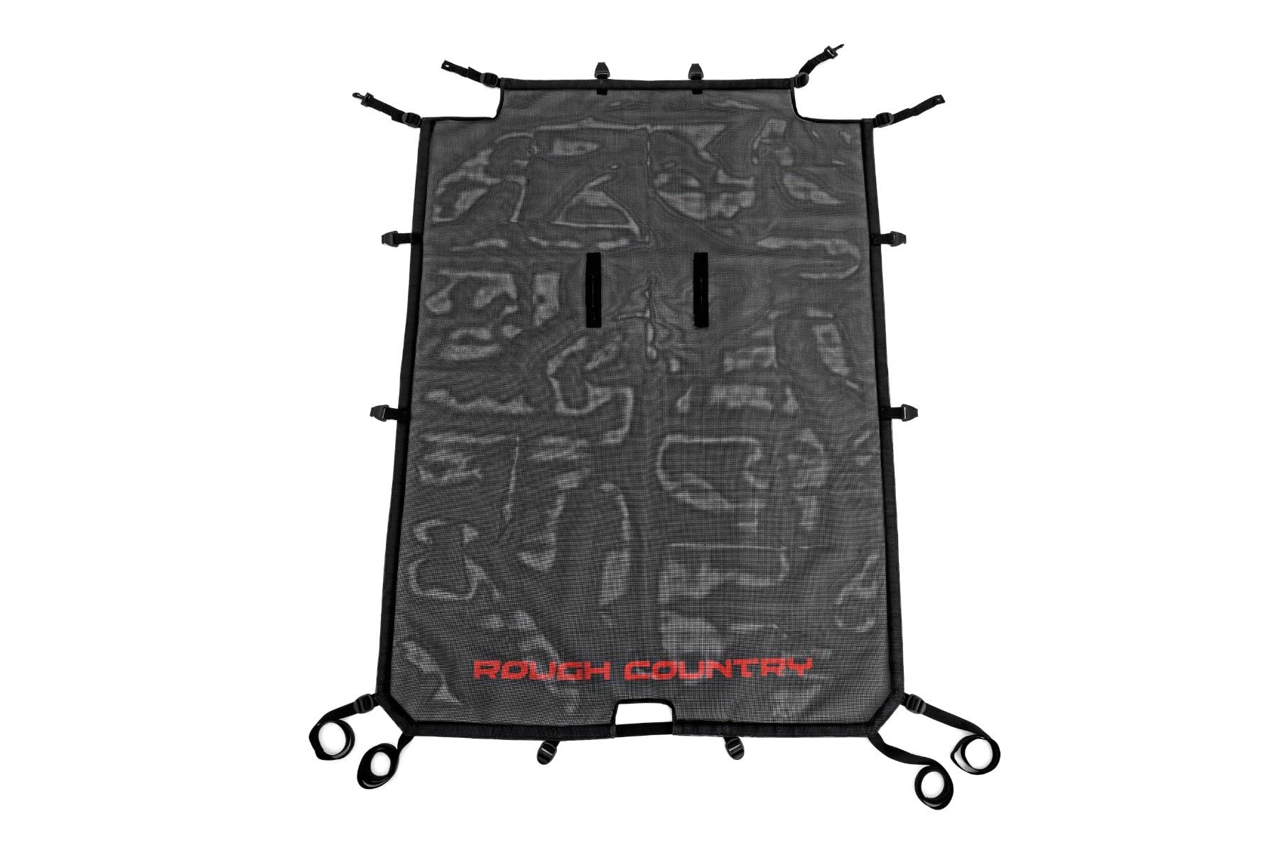 Black Mesh Bikini Top Rough Country for 2021-2024 Ford Bronco | 4-Door - 85116