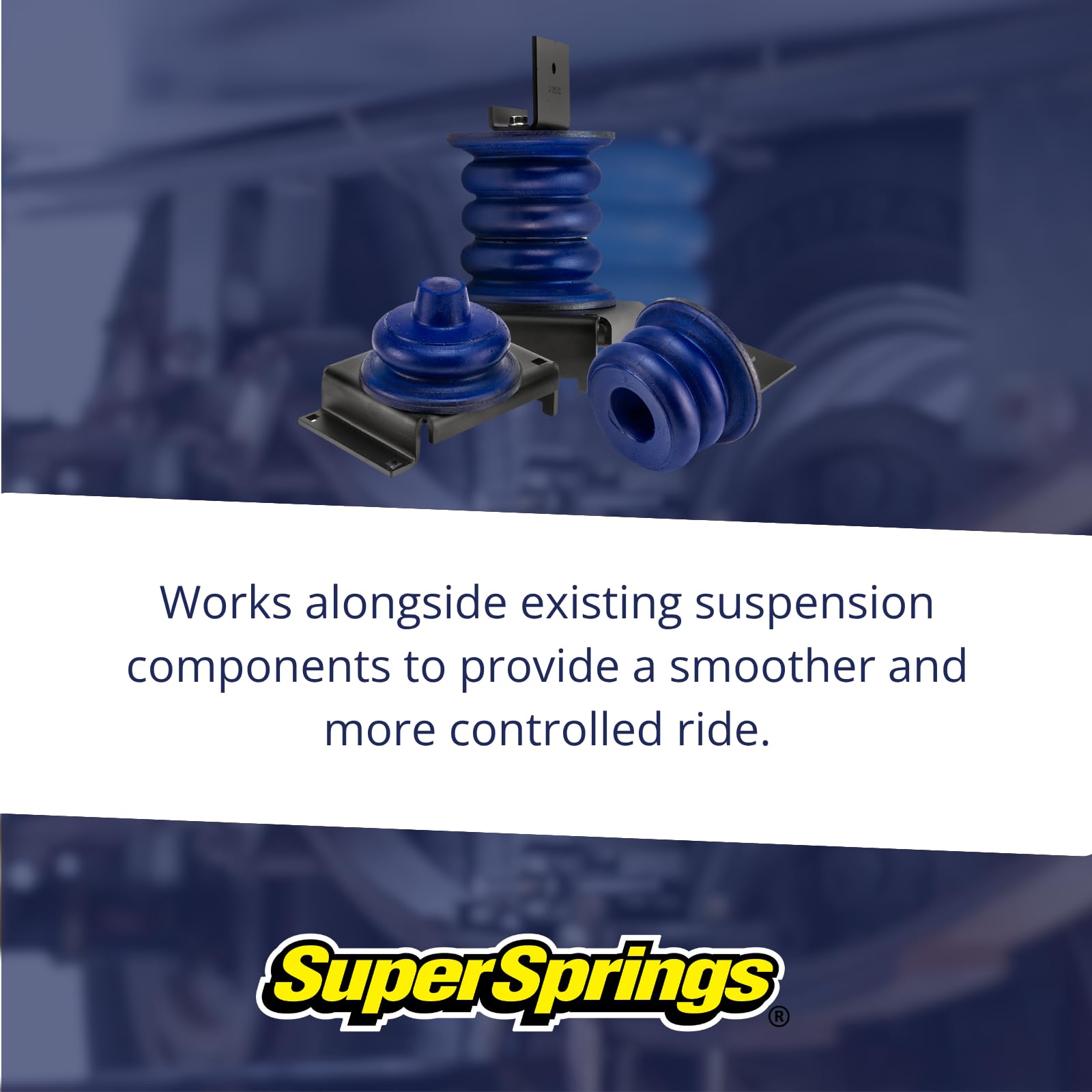 SumoSprings Front for Ford F-53, Blue | SuperSprings International SSF-172-40-2