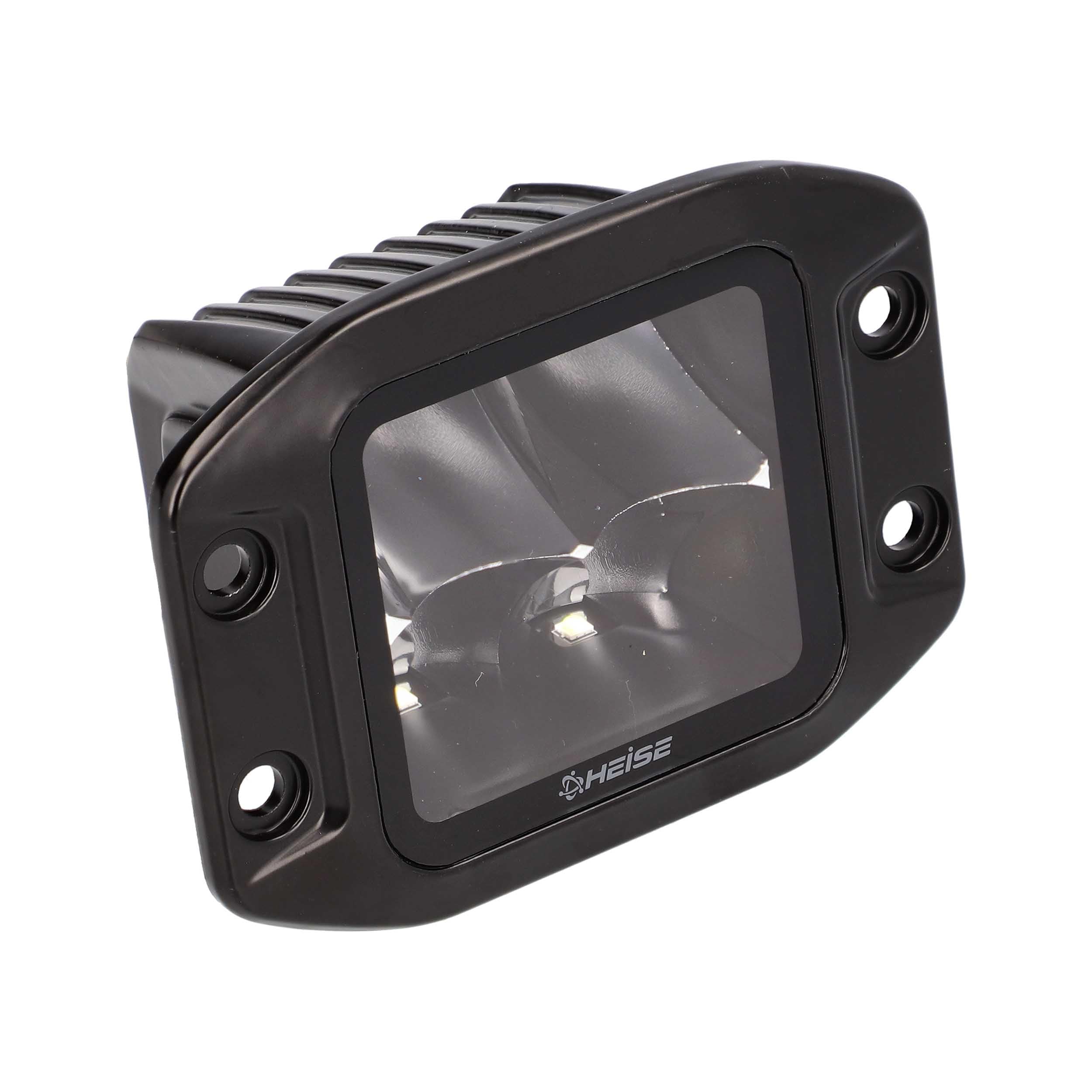 Blackout HEISE - 3.5" Cube 4 LED Light Flush Mount - Spot (HE-FMBCS)