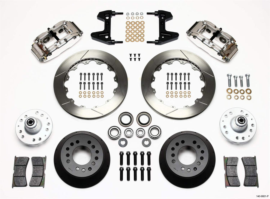 12.88" FNSL6R Polished Front Hub Kit