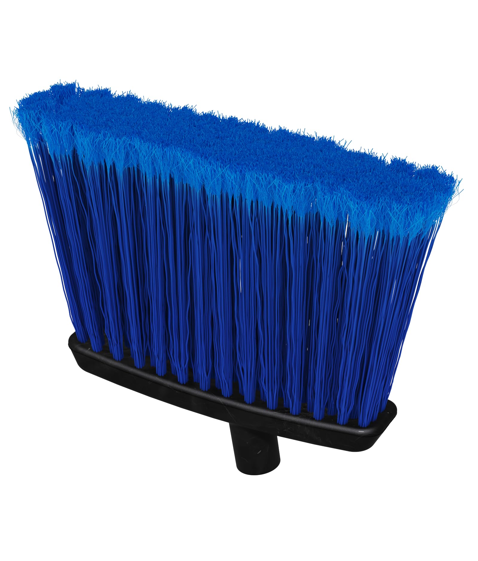 Duo-Sweep Carlisle FoodService Products, Flagged Angled Warehouse Broom with Handle, 48 Inches, Blue
